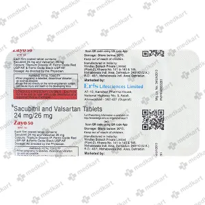 ZAYO 50MG TABLET 10'S