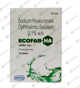 ECOFAB HA EYE DROPS 10ML