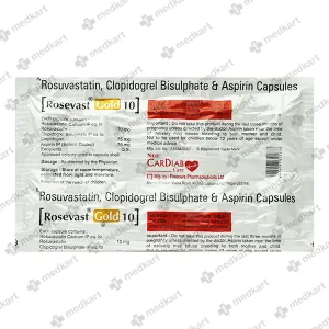ROSEVAST GOLD 10MG CAPSULE 10'S