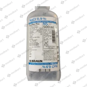 NS INJECTION 500 ML - Medkart Pharmacy | Generic Medicines Online - Best Online Pharmacy App