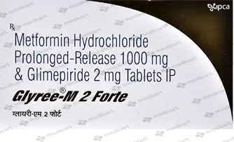 GLYREE M 2MG FORTE TABLET 10'S