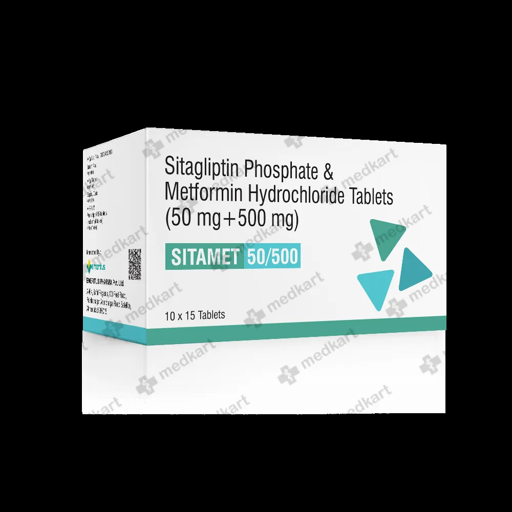 SITAMET 50/500MG TABLET 15’S