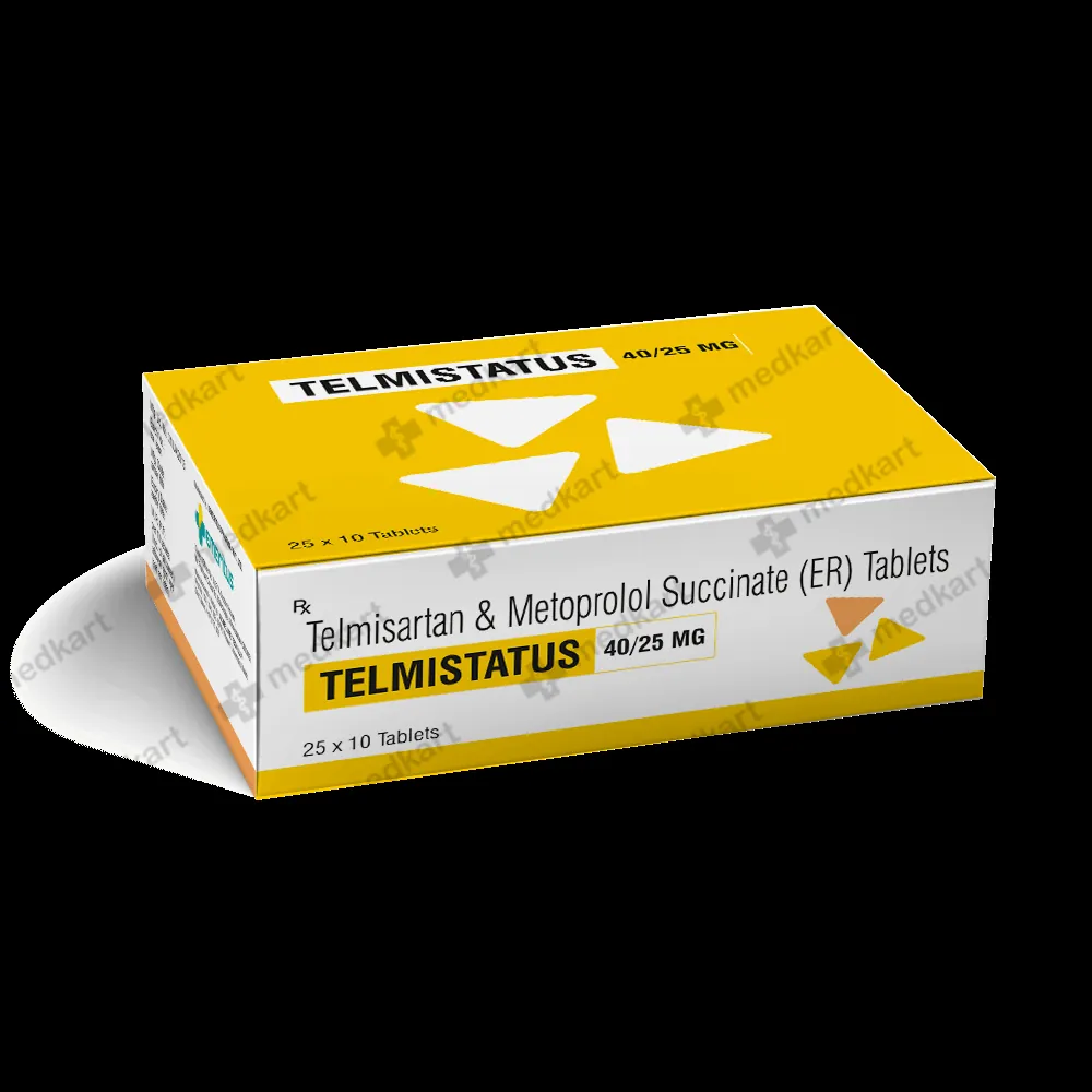 TELMISTATUS M 40/25MG TABLET 10'S