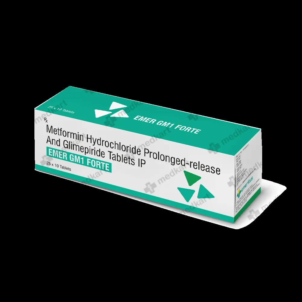 EMER GM 1MG FORTE TABLET 10'S