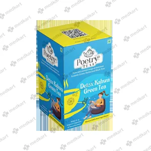 POETRY TEAS DETOX KAHWA GREEN TEA 25'S