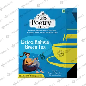 POETRY TEAS DETOX KAHWA GREEN TEA 25'S