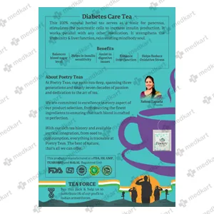 POETRY TEAS DIABETES CARE 25'S