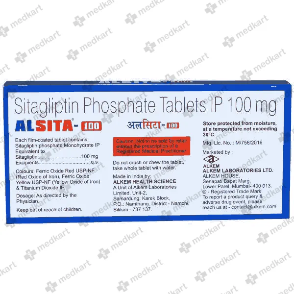ALSITA 100MG TABLET 10'S