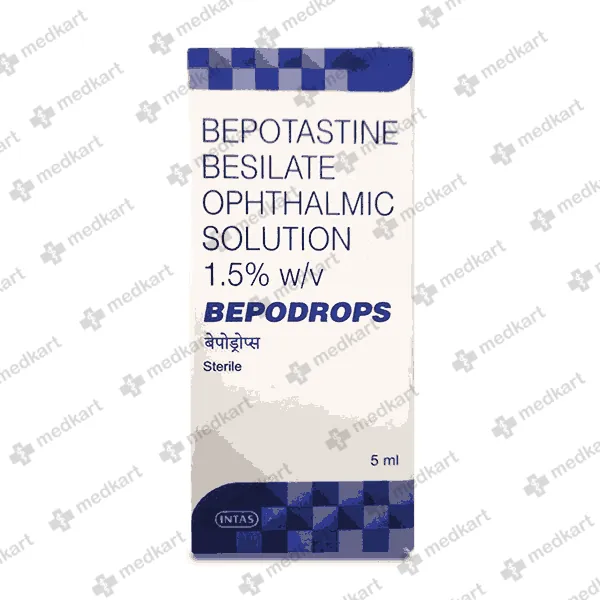 1391 - BEPODROPS EYE DROPS 5ML - Medkart Pharmacy | Generic Medicines Online - Best Online Pharmacy App