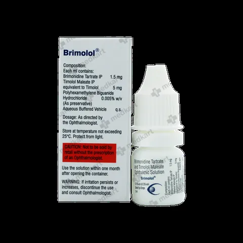 BRIMOLOL EYE DROPS 5 ML