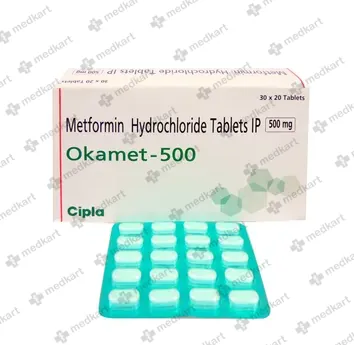 OKAMET 500MG TABLET 20'S