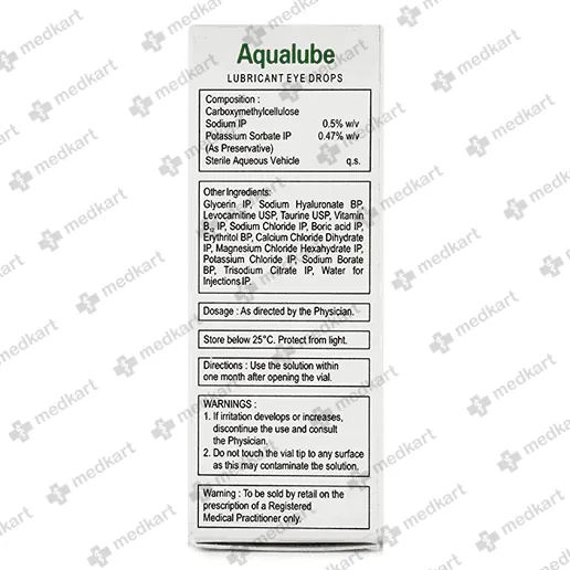 AQUALUBE EYE DROPS 10 ML