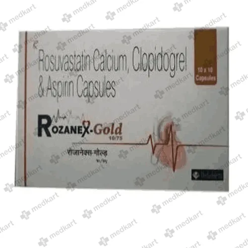Rozanex Gold 10/75mg Tablet – Cholesterol & Heart Care Medicine