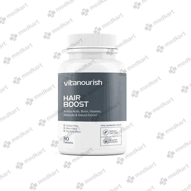 HAIR BOOST TAB 1X30 - 19345 - Medkart Pharmacy | Generic Medicines Online - Best Online Pharmacy App
