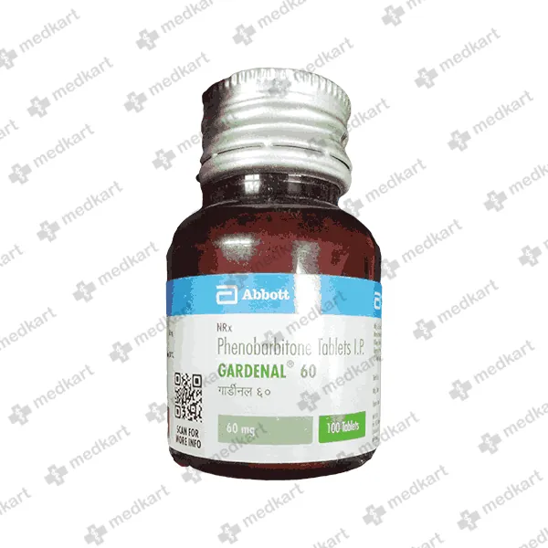 Gardenal 60mg Tablet 100's – Price and Offers at Medkart