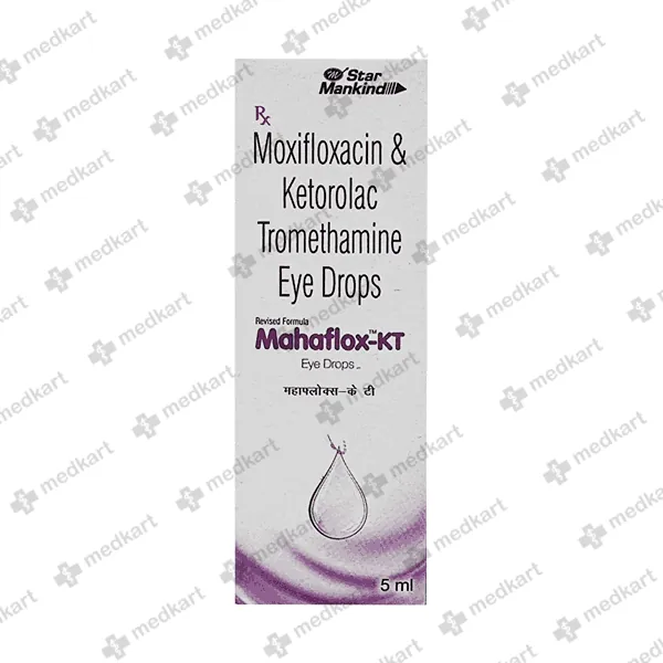MAHAFLOX KT EYE DROPS 5 ML