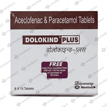 DOLOKIND PLUS TABLET 15'S capsule Online