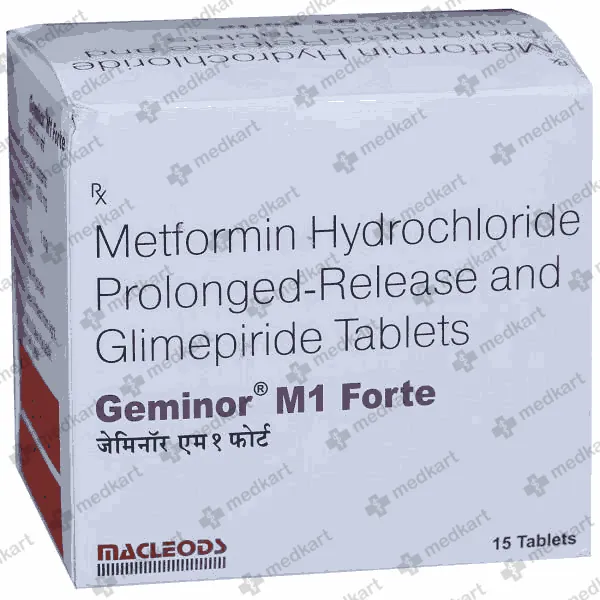 GEMINOR M 1MG FORTE TABLET 15'S