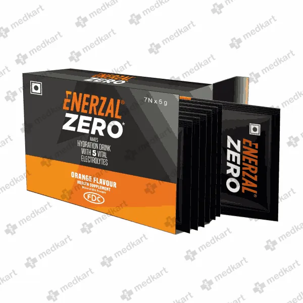 ENERZAL ZERO ORANGE SACHET 5 GM