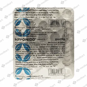 HYPONIDD TABLET 30'S