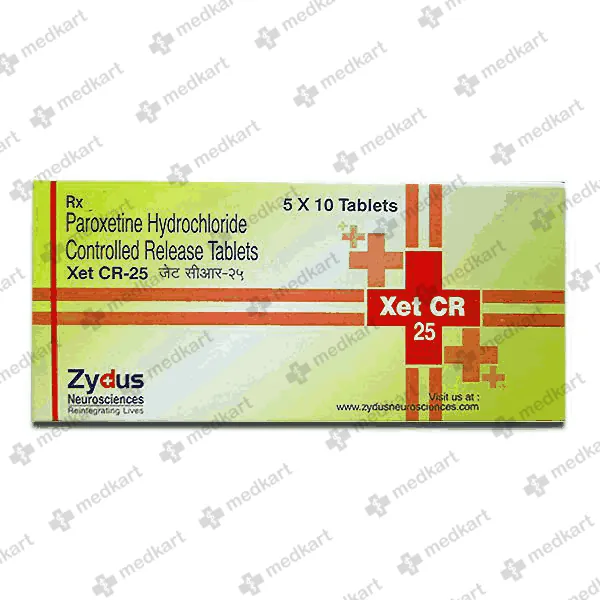 XET CR 25MG TABLET 10'S