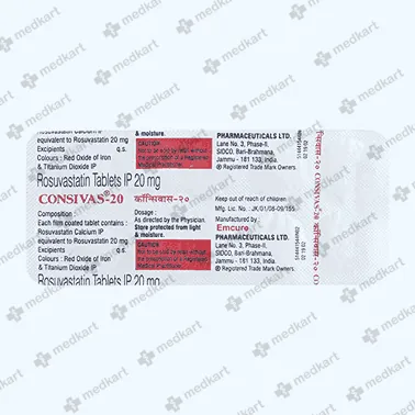CONSIVAS 20MG TABLET