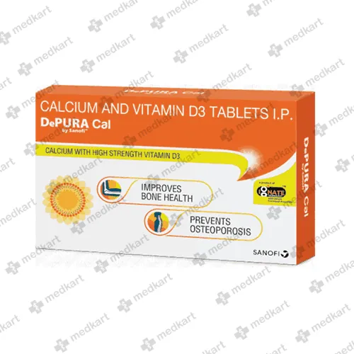 DEPURA CAL TAB 1X10 - 17738 - Medkart Pharmacy | Generic Medicines Online - Best Online Pharmacy App