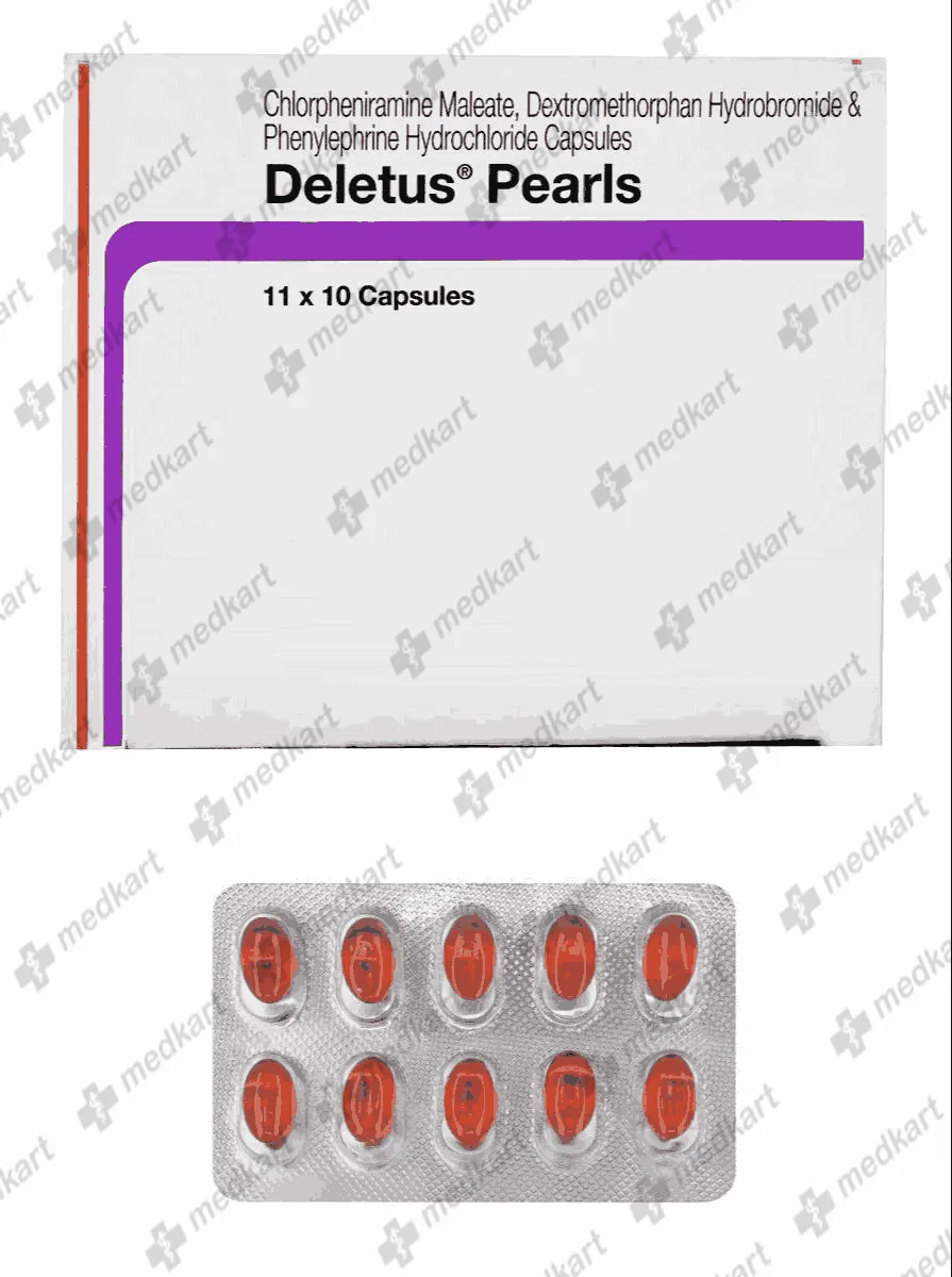 DELETUS PEARLS CAPSULE 10'S