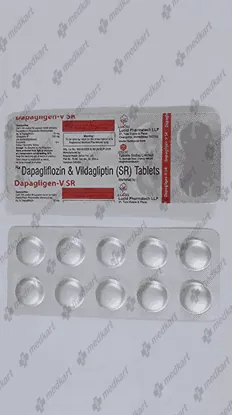 DAPAGLIGEN V 10/100MG SR TAB 1X10 - 18114 - Medkart Pharmacy | Generic Medicines Online - Best Online Pharmacy App