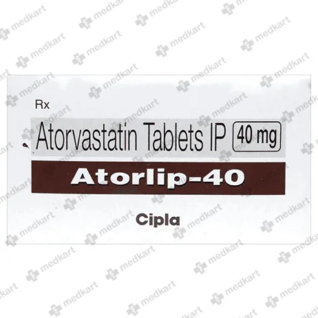 ATORLIP 40MG TABLET 10'S