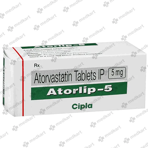 ATORLIP 5MG TABLET 10'S
