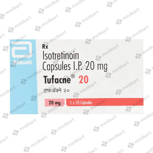 TUFACNE 20MG CAP 1X10 - 14009 - Medkart Pharmacy | Generic Medicines Online - Best Online Pharmacy App