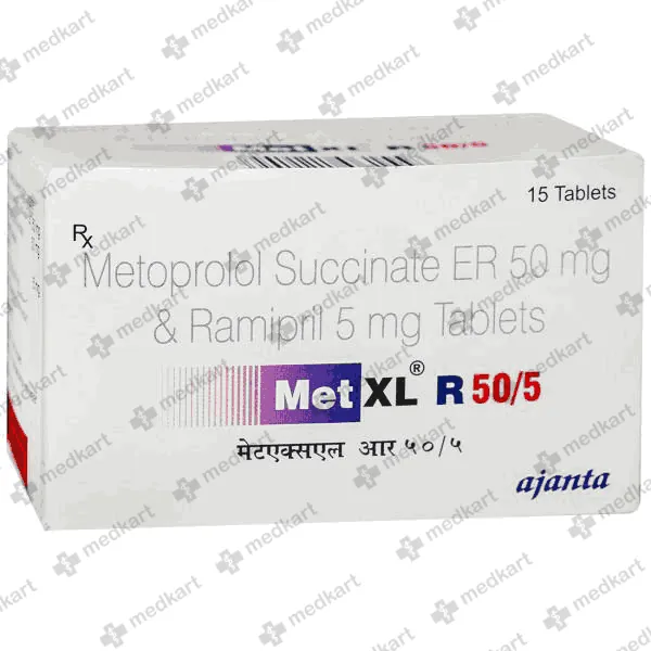 MET XL R50MG TABLET 15'S