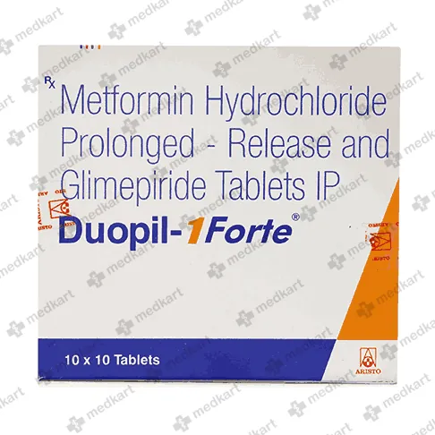 DUOPIL 1MG FORTE TABLET 10'S