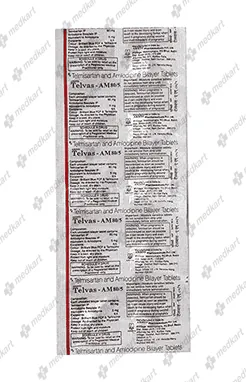 TELVAS AM 80MG TAB 1X10 - 13146 - Medkart Pharmacy | Generic Medicines Online - Best Online Pharmacy App