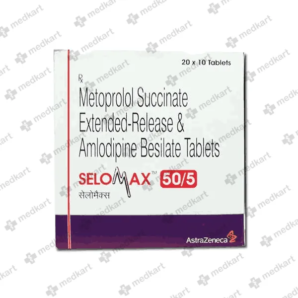 SELOMAX 50/5MG TABLET 10'S