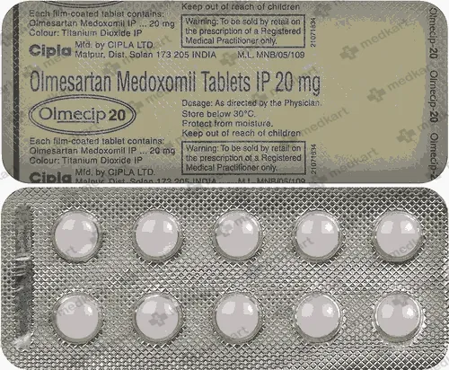 OLMECIP 20MG TABLET 10'S
