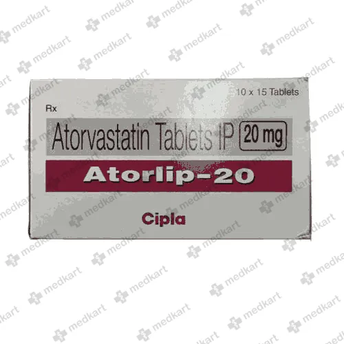ATORLIP 20MG TABLET 10'S