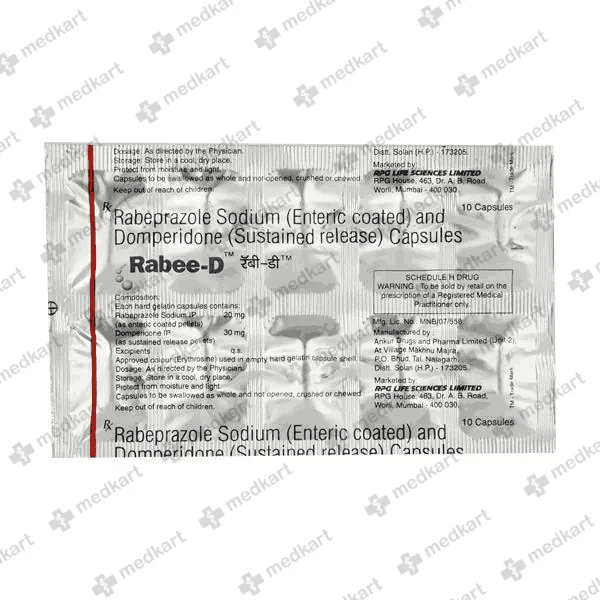 RABEE D TAB 1X10 - 10961 - Medkart Pharmacy | Generic Medicines Online - Best Online Pharmacy App