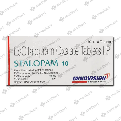 STALOPAM 10MG TABLET 10'S