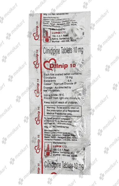 DILNIP 10MG TABLET 10'S
