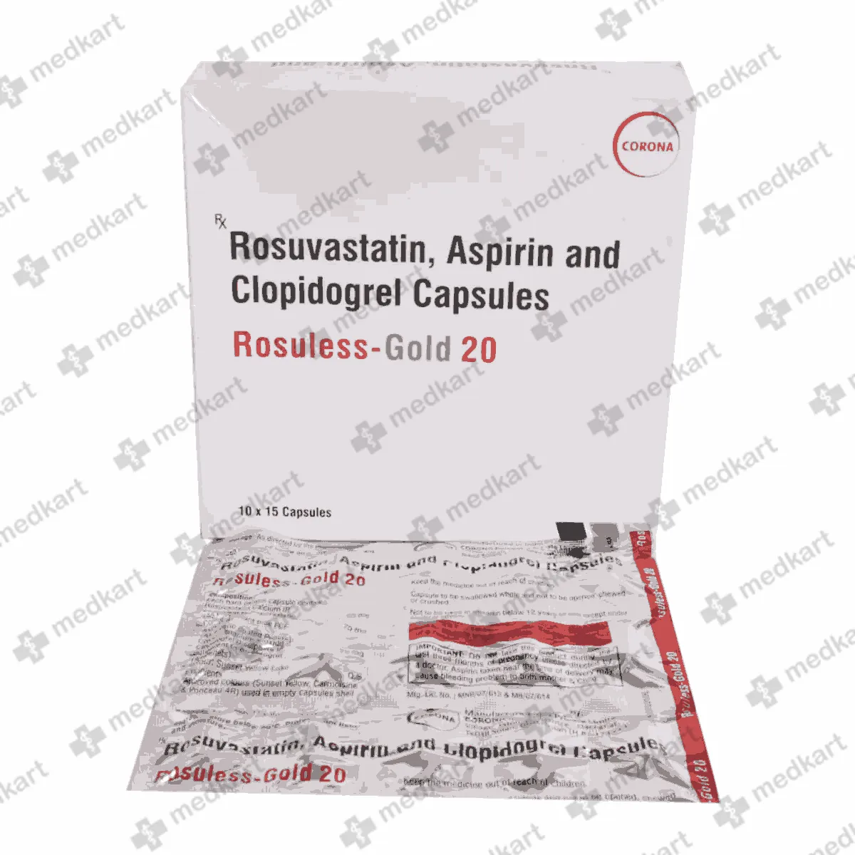 ROSULESS GOLD 20MG CAPSULE 15'S