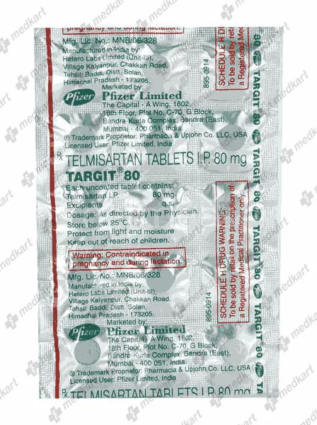 TARGIT 80MG TABLET 15'S