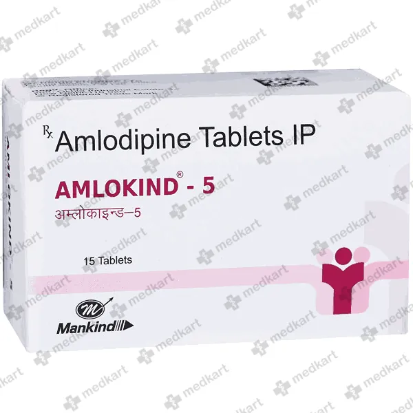 AMLOKIND 5MG TABLET 15'S