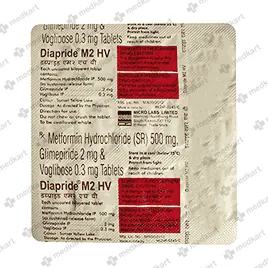 DIAPRIDE M2 HV TABLET 15'S