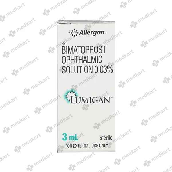 LUMIGAN DROPS 0.03% 3ML - 7624 - Medkart Pharmacy | Generic Medicines Online - Best Online Pharmacy App