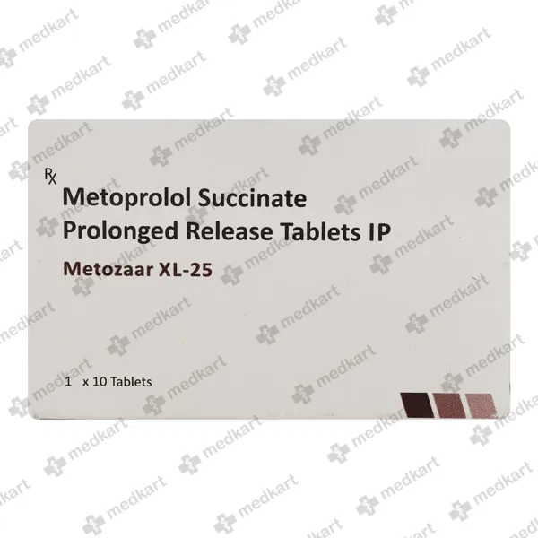 METOZAAR XL 25MG TABLET 10'S