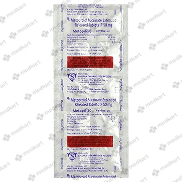 METOPIL 50MG TABLET 10'S