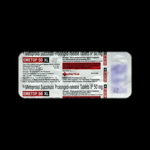 EMETOP XL 50MG TABLET 10'S