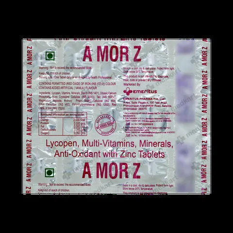 A MOR Z TABLET 15'S